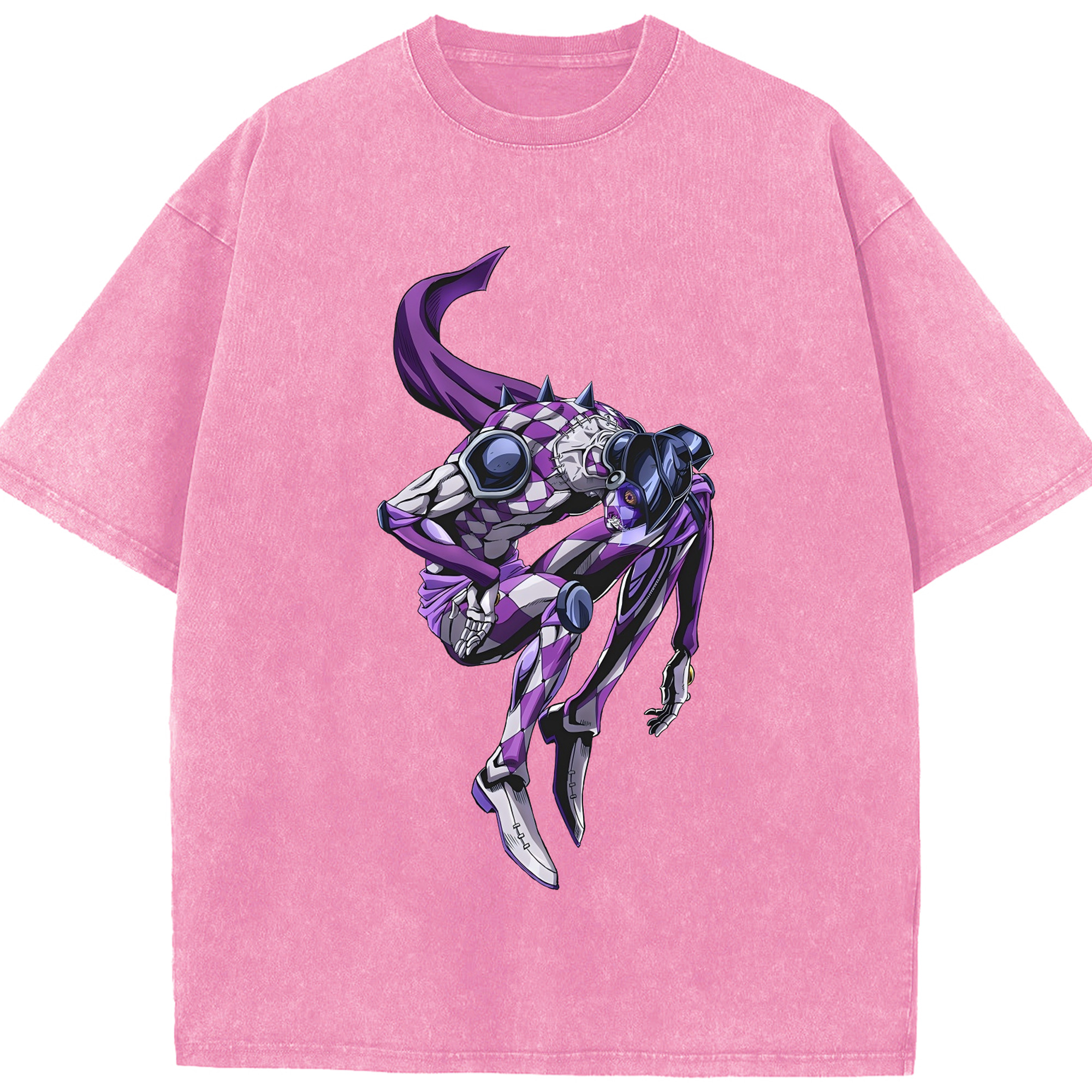 （画像用） ジョジョの奇妙な冒険 パンナコッタ?フー JoJo's Bizarre Adventure Pannacotta Fugo 綿100% ヴィンテージ風 半袖Tシャツ（フロントプリント）